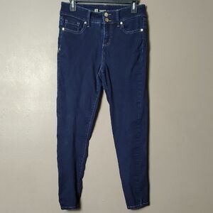 Anne Klein Dark Blue High Rise Skinny Jeans Size 8